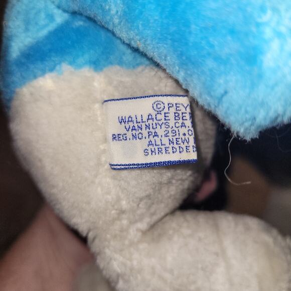 Vintage Peyo 1981 Smurf Doll Plush Lot Of 2 Saturday Morning Cartoons - Picture 6 of 6